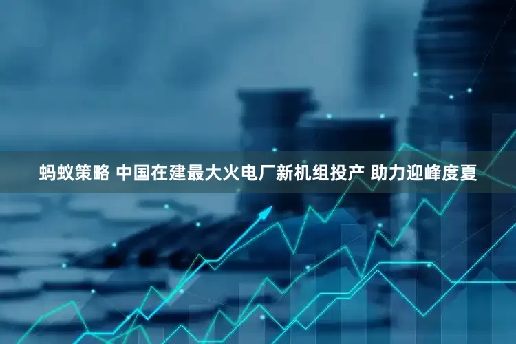 蚂蚁策略 中国在建最大火电厂新机组投产 助力迎峰度夏